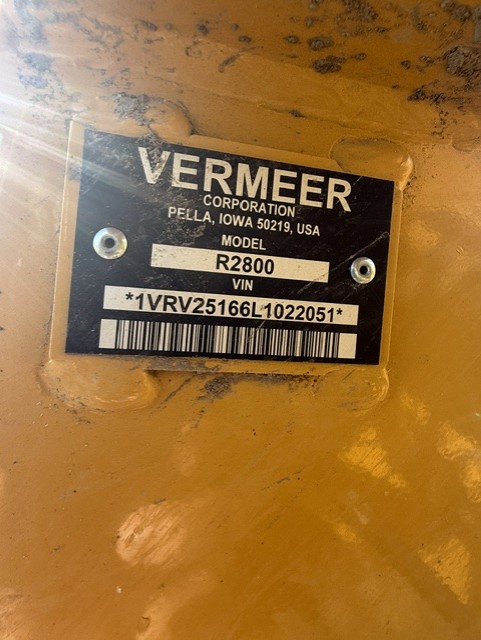 2020 Vermeer R2800 Rake/Rotary