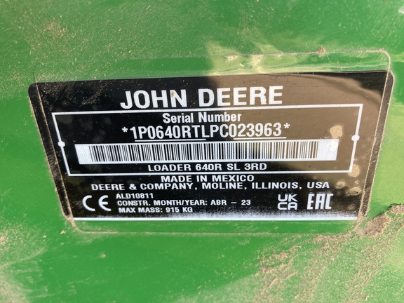 2023 John Deere 6155M Tractor