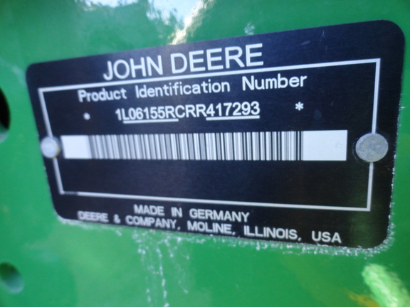 2024 John Deere 6R 155 Tractor