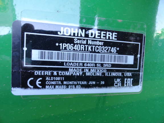 2024 John Deere 6R 155 Tractor