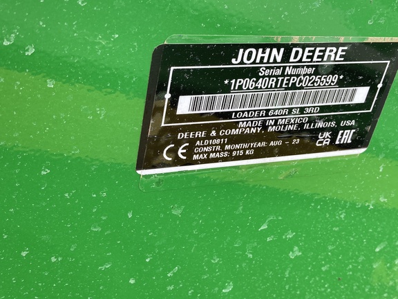 2023 John Deere 640R Loader