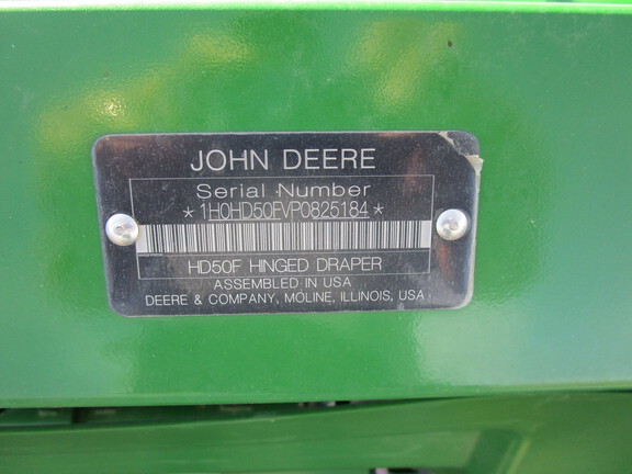 2023 John Deere HD50F Header Combine