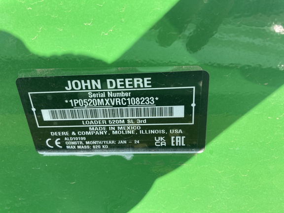 2024 John Deere 520M Loader