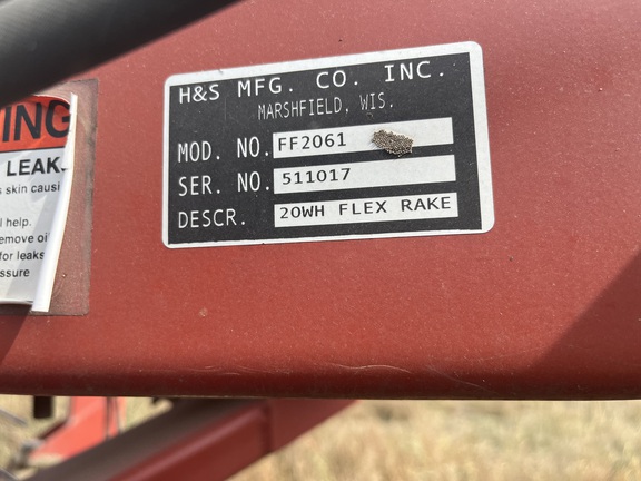 2015 H&S 6120 Rake