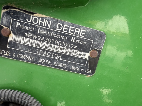 2007 John Deere 9430T Tractor Rubber Track