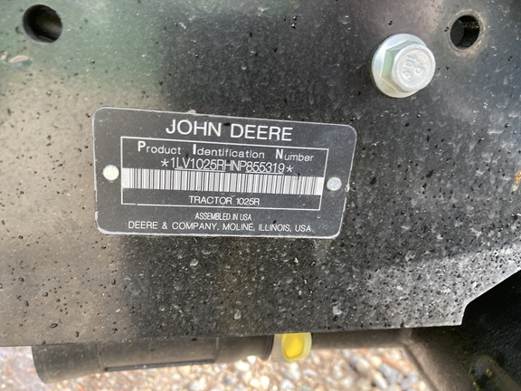 2023 John Deere 1025R Tractor Compact