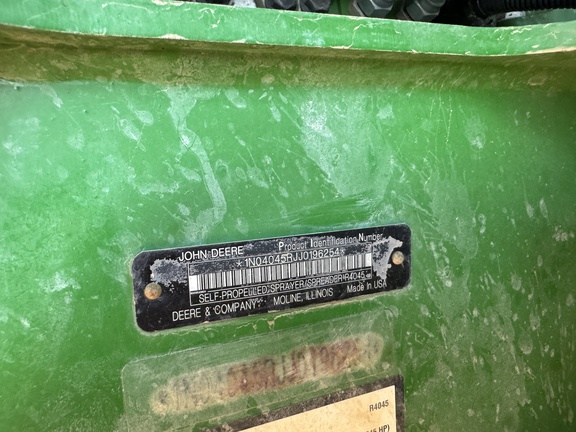 2019 John Deere R4045 Sprayer/High Clearance
