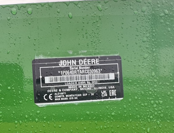 2024 John Deere 640R Loader