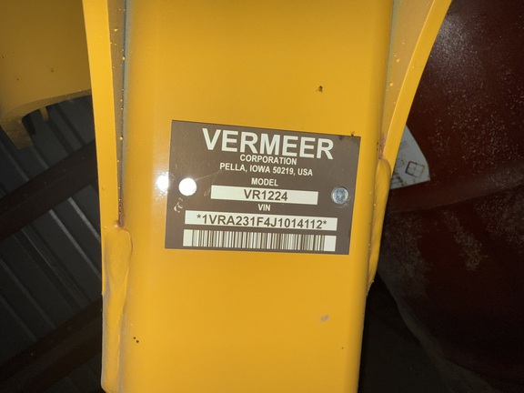 2018 Vermeer VR1224 Rake