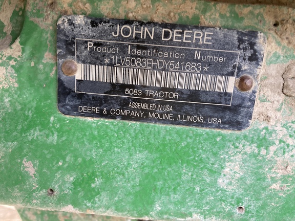 2013 John Deere 5083E Tractor