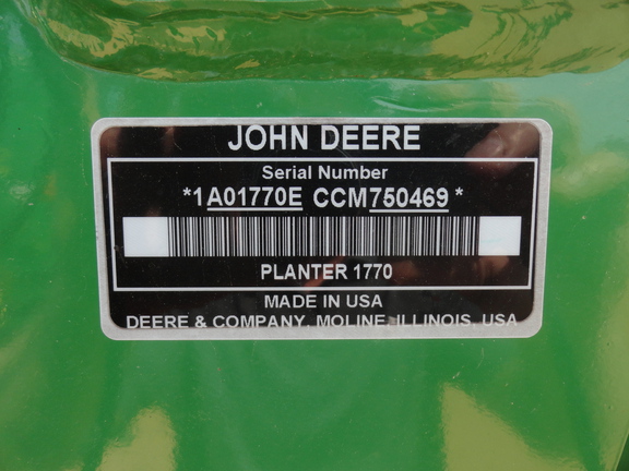 2012 John Deere 1770NT CCS Planter
