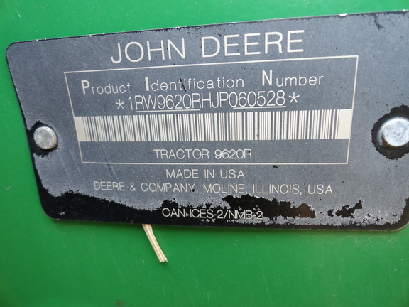 2018 John Deere 9620R Tractor 4WD