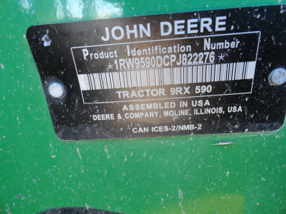2023 John Deere 9RX 590 Tractor Rubber Track