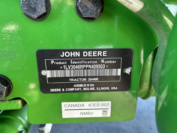 2023 John Deere 3046R Tractor Compact