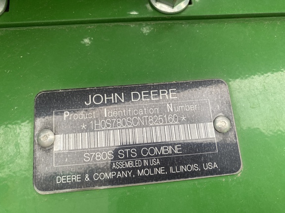 2023 John Deere S780 Combine