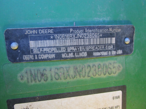 2023 John Deere 616R Sprayer/High Clearance