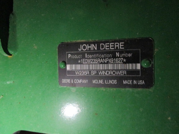 2023 John Deere W235R Windrower