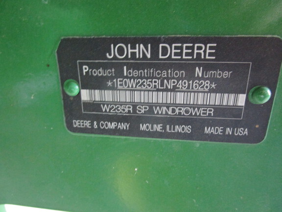 2023 John Deere W235R Windrower