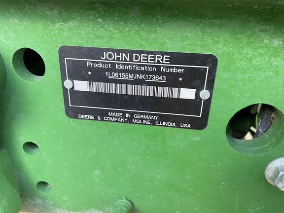 2022 John Deere 6155M Tractor