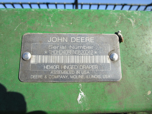 2022 John Deere HD40R Header Combine