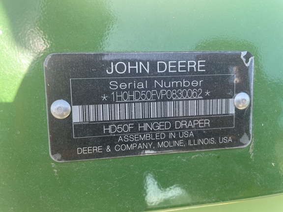 2024 John Deere HD50F Header Combine