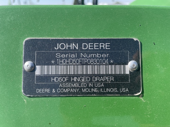 2024 John Deere HD50F Header Combine