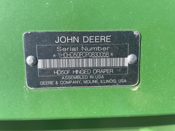 2024 John Deere HD50F Header Combine