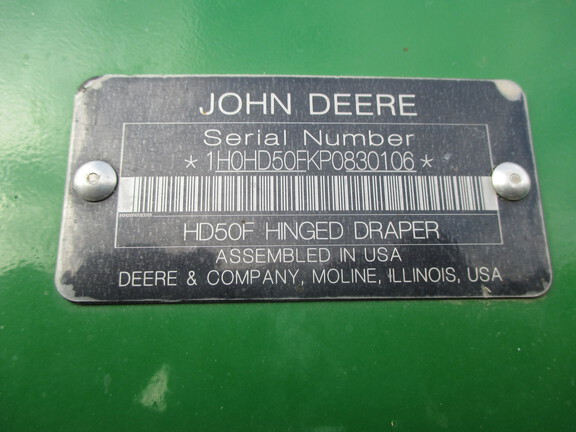 2024 John Deere HD50F Header Combine