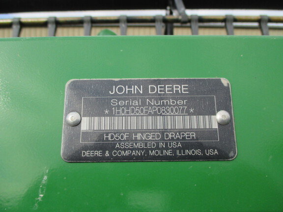 2024 John Deere HD50F Header Combine