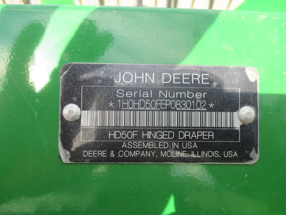 2024 John Deere HD50F Header Combine