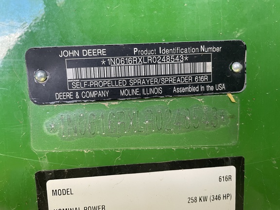 2024 John Deere 616R Sprayer/High Clearance