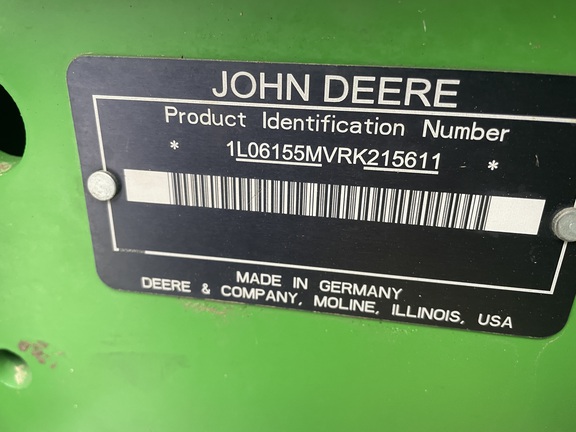 2024 John Deere 6155M Tractor