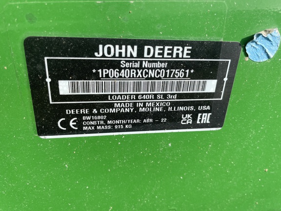 2022 John Deere 6155M Tractor