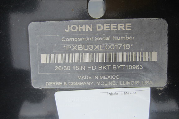 2022 John Deere BYT10963 Misc