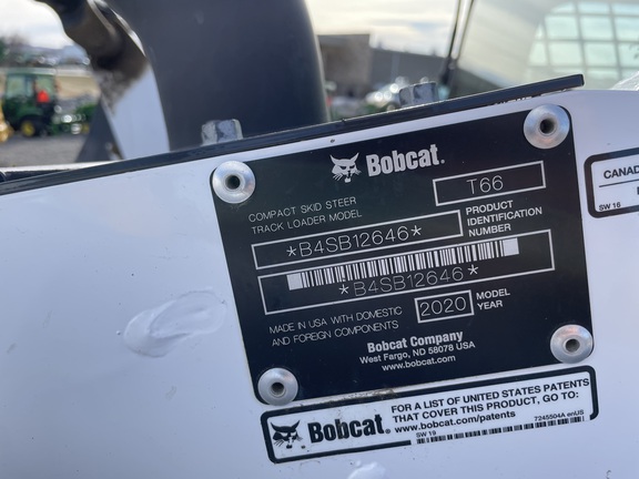 2020 Bobcat T66 Compact Track Loader