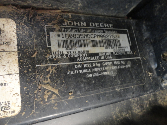 2023 John Deere XUV 835M ATV