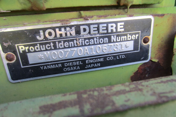 1991 John Deere 770 Tractor Compact