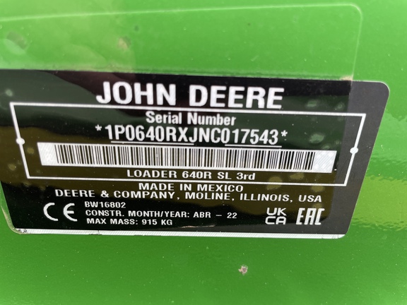 2022 John Deere 6145M Tractor
