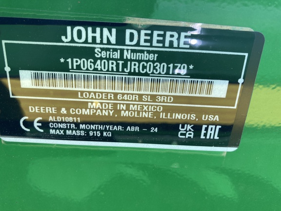 2024 John Deere 6145M Tractor