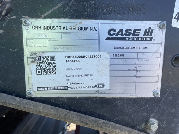2021 Case IH LB436 HD Baler/Big Square