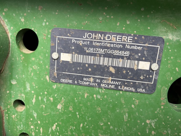 2016 John Deere 6175M Tractor