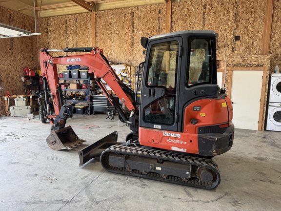 2018 Kubota KX033-4 Excavator Mini