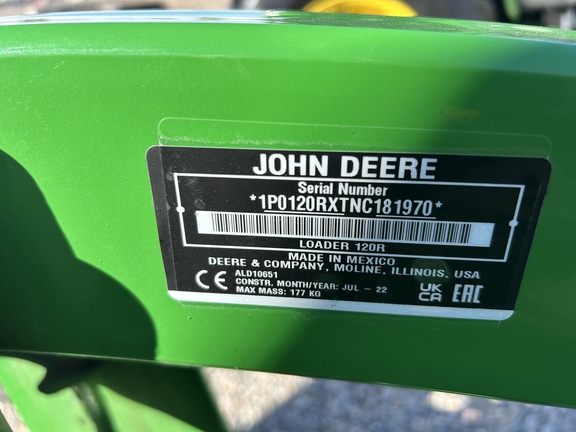 2022 John Deere 1023E Tractor Compact