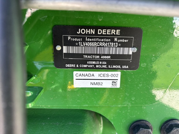 2024 John Deere 4066R Tractor Compact