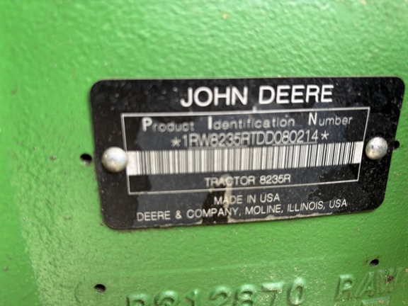 2013 John Deere 8235R Tractor