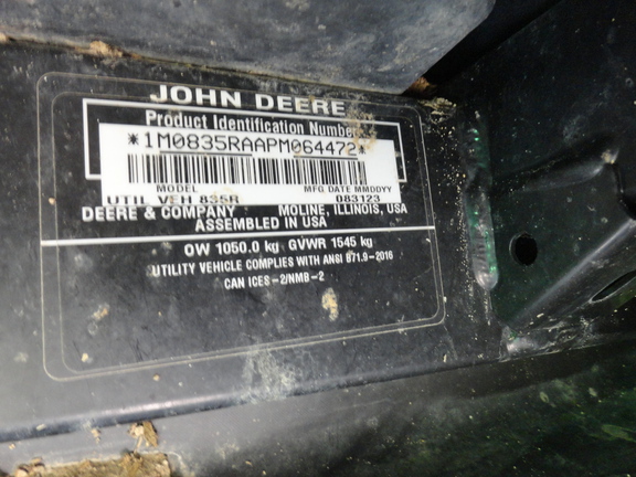 2023 John Deere XUV 835R ATV