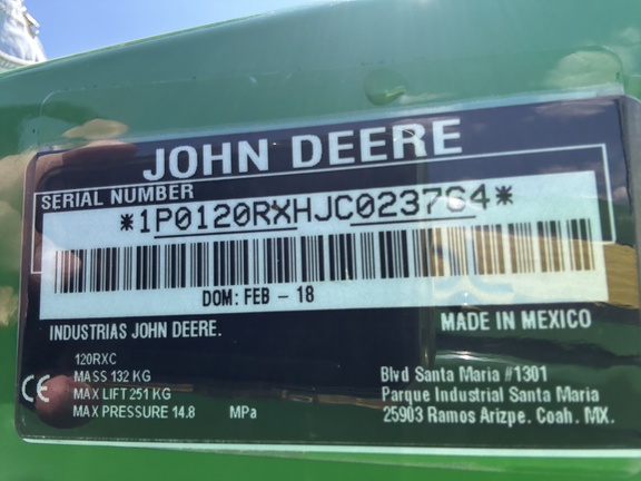 2018 John Deere 1025R Tractor Compact