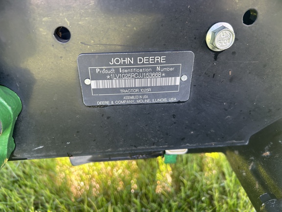 2018 John Deere 1025R Tractor Compact