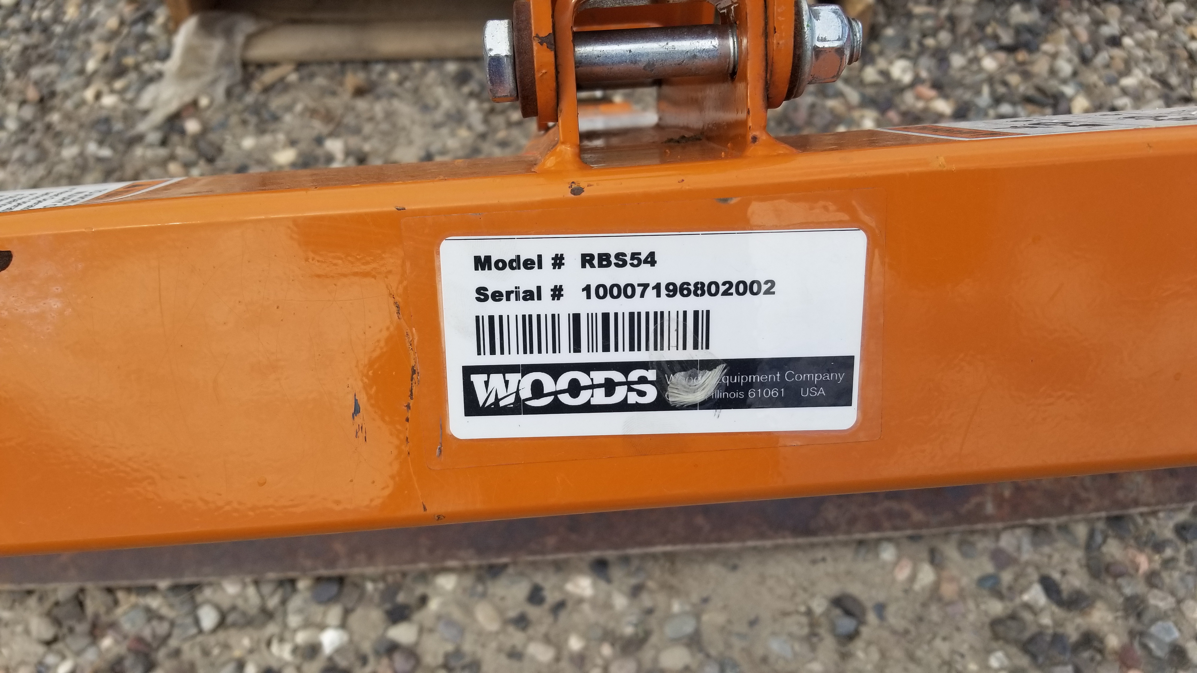 2019 Woods RBS54 Attachments