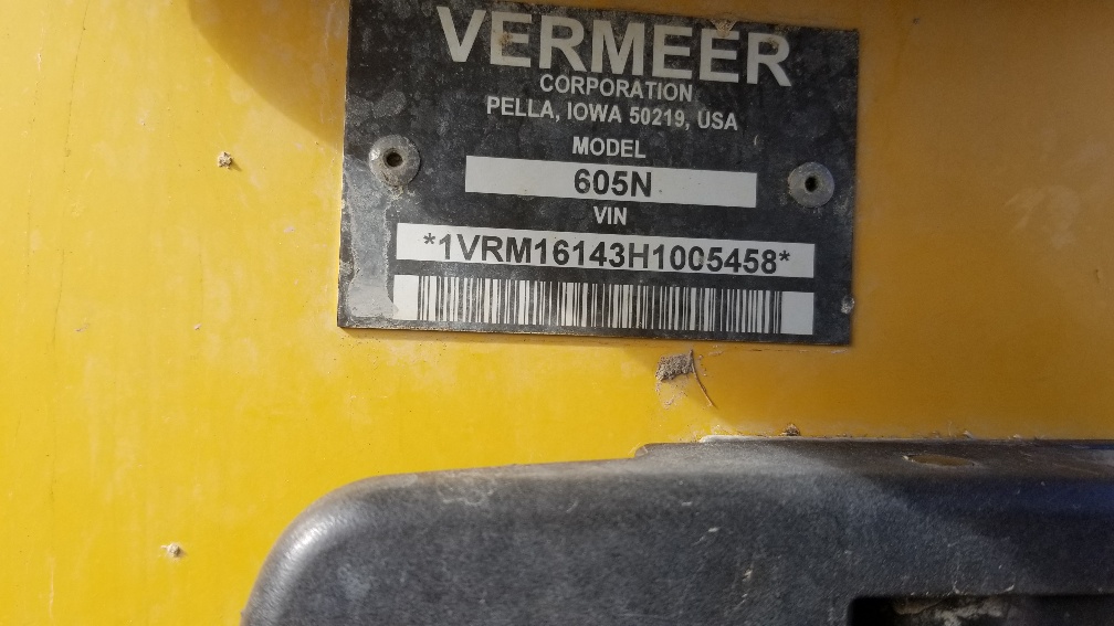 2019 Vermeer 605N Baler/Round